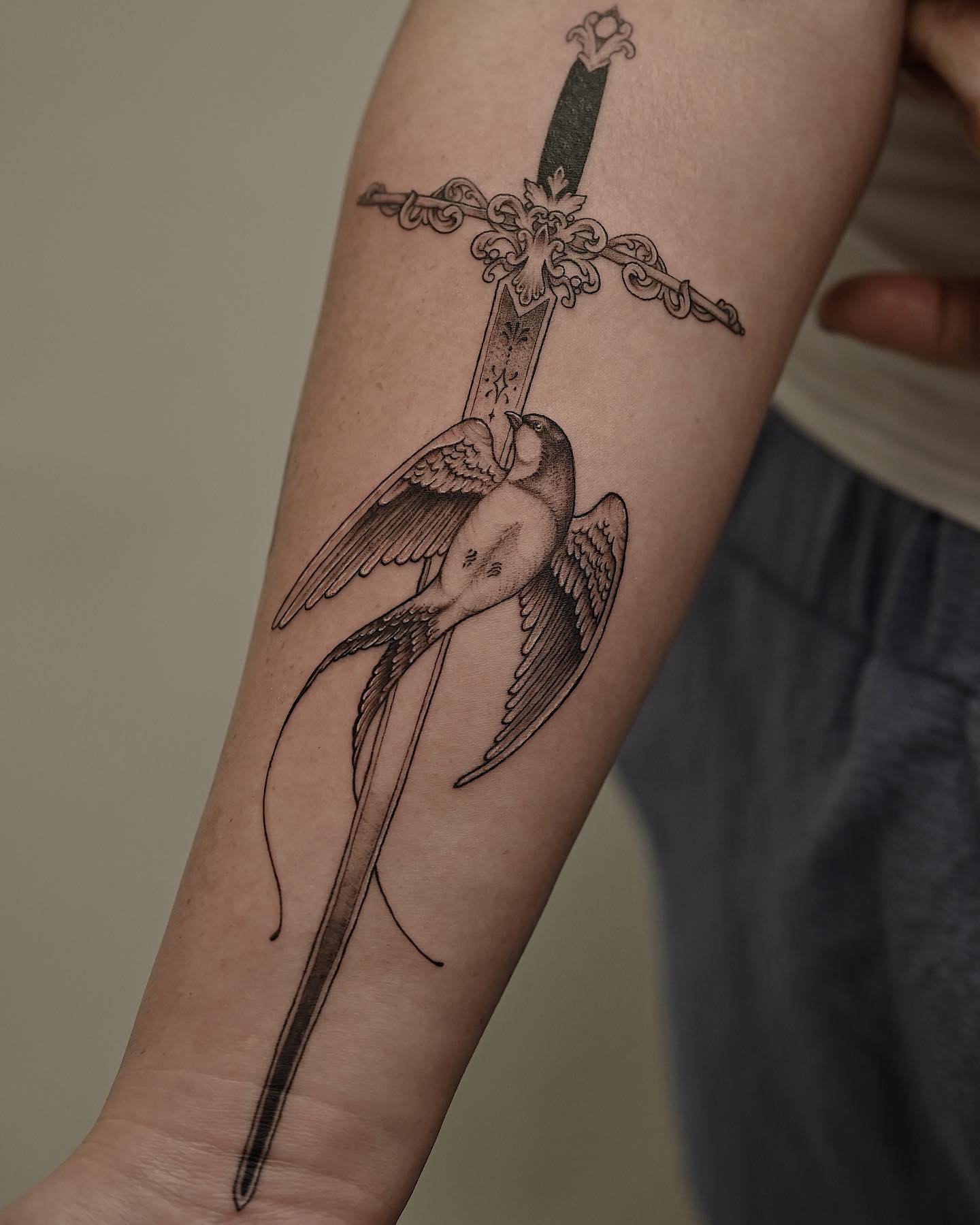 Chetana tattoo work at Beach Park Tattoo