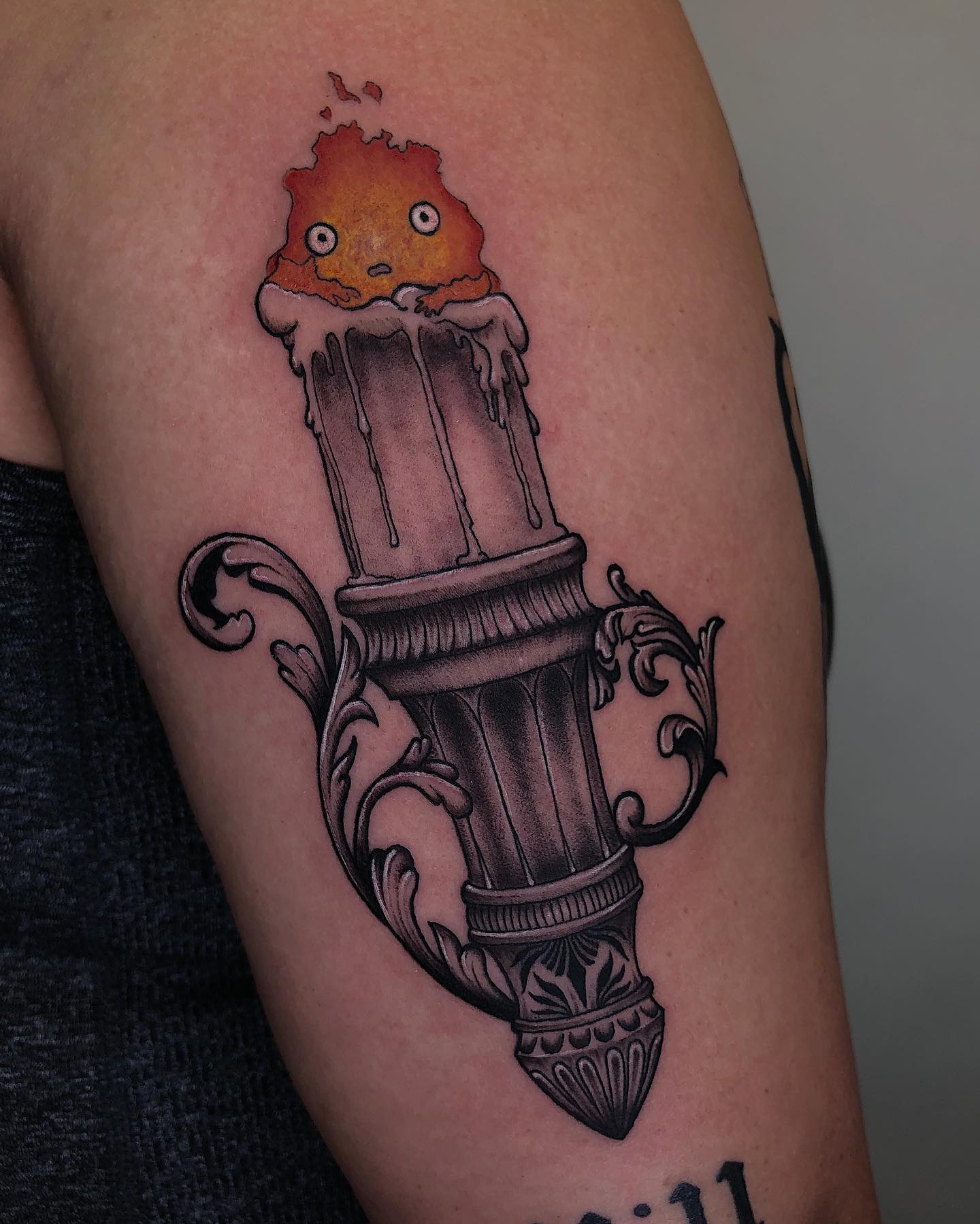 Chetana tattoo work at Beach Park Tattoo