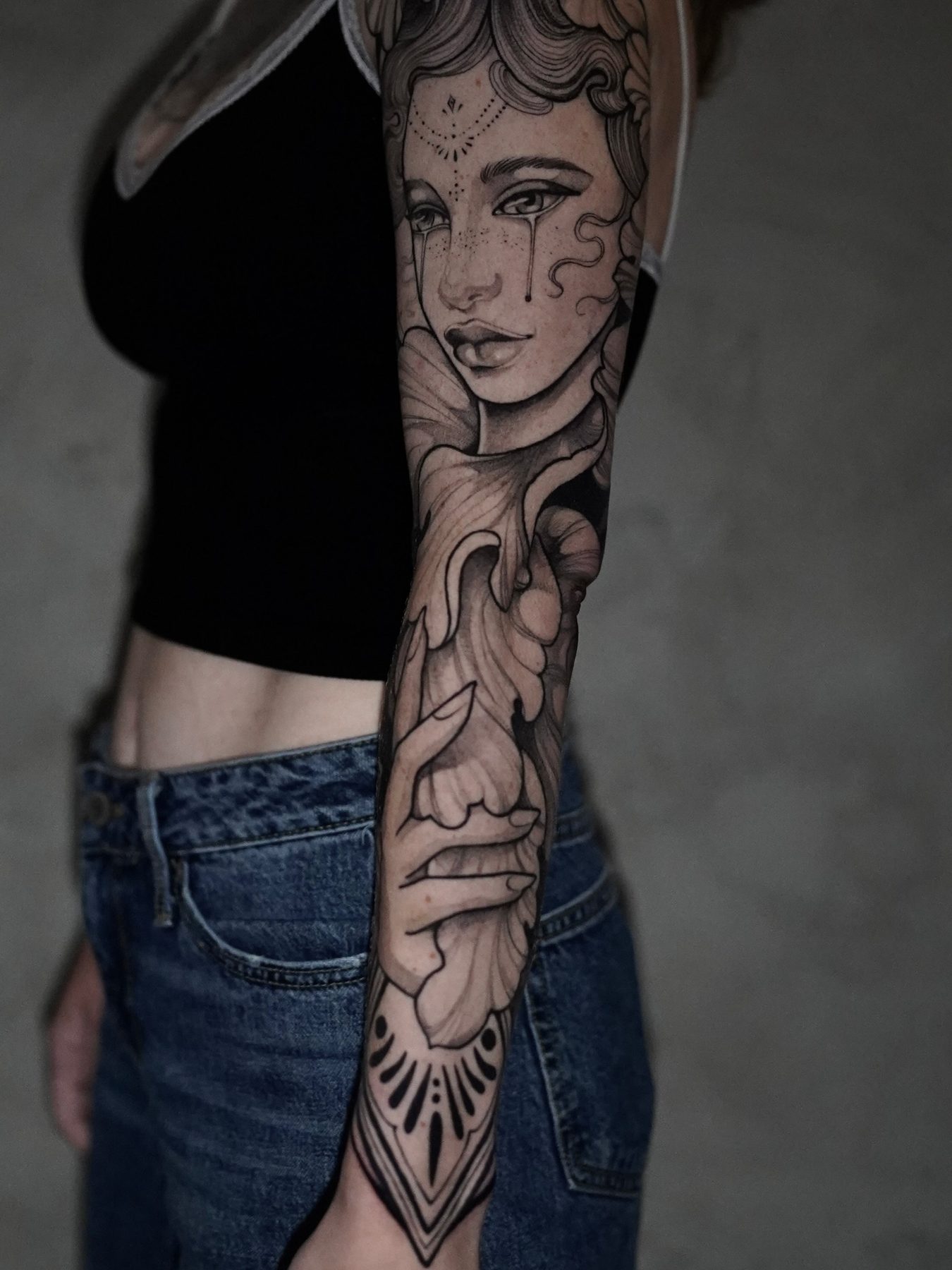 Dani G tattoo work at Beach Park Tattoo