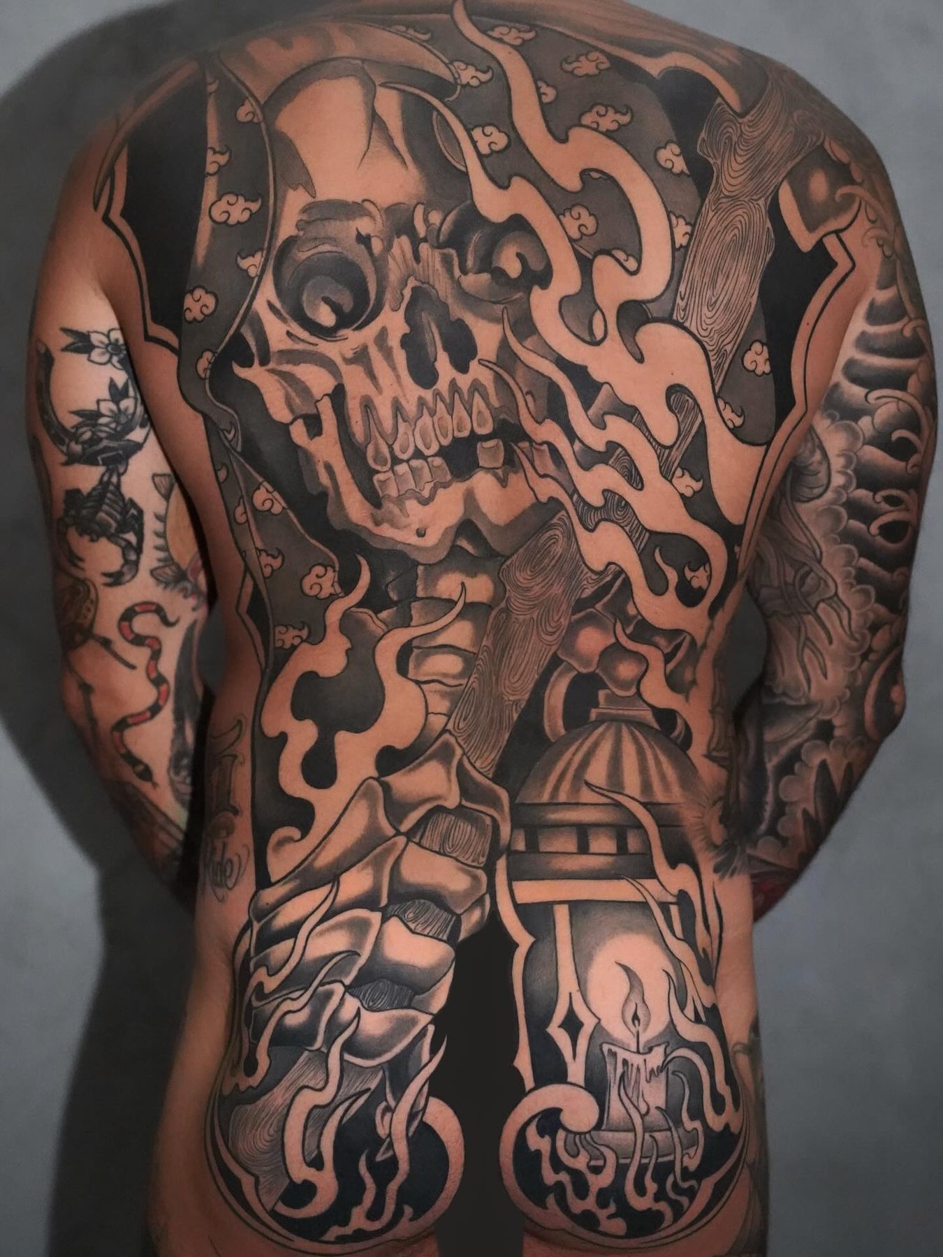 Dani G tattoo work at Beach Park Tattoo Kailua