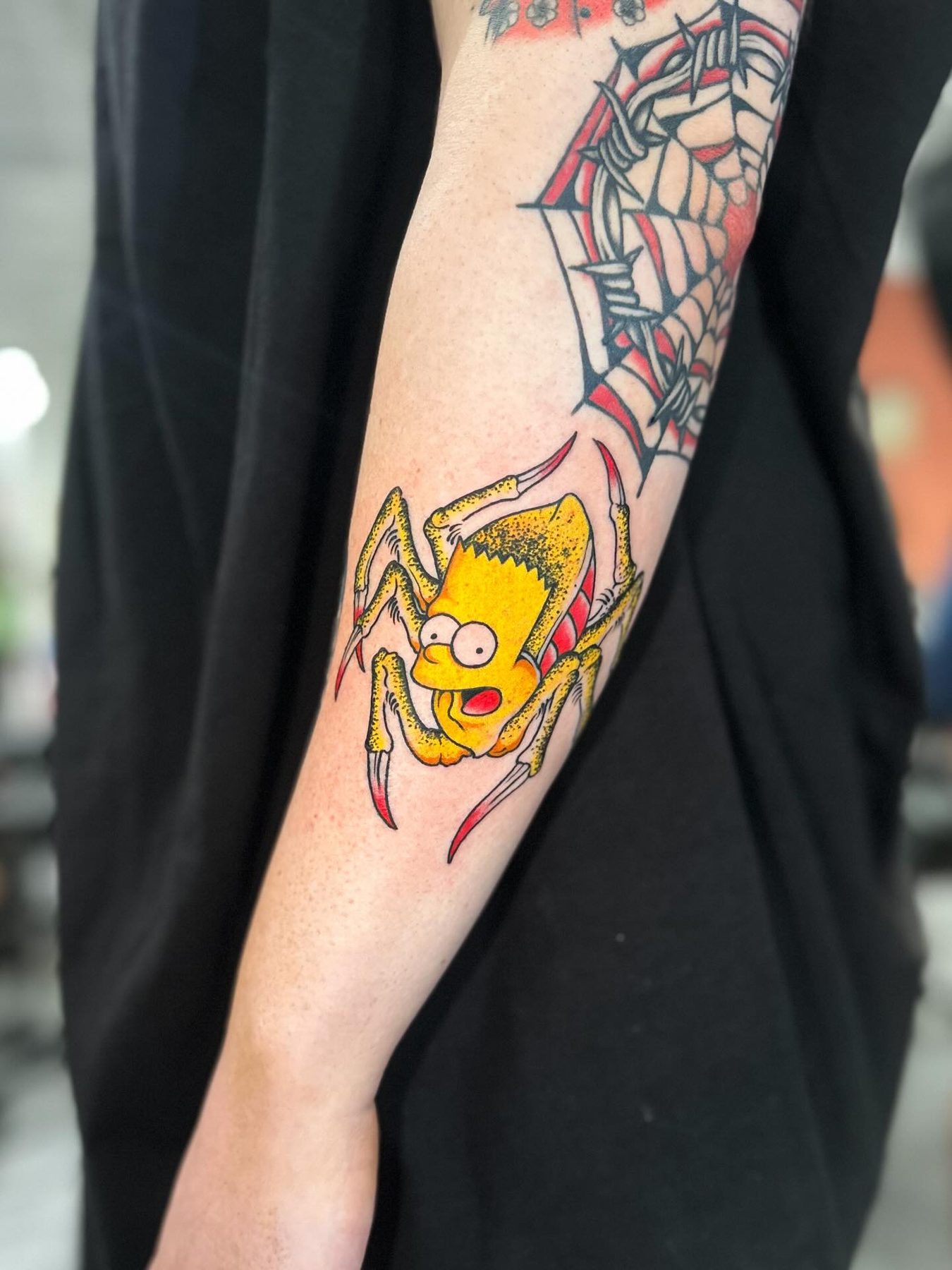 Hxllcat tattoo work at Beach Park Tattoo Kailua