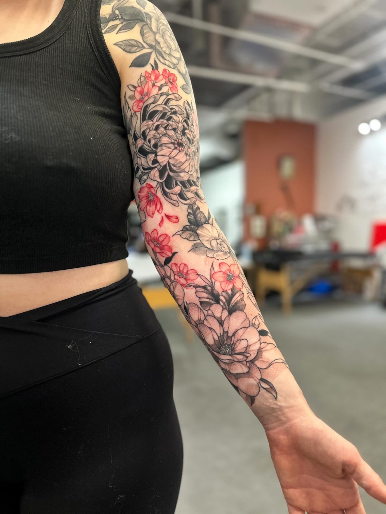 Hxllcat tattoo work at Beach Park Tattoo Kailua