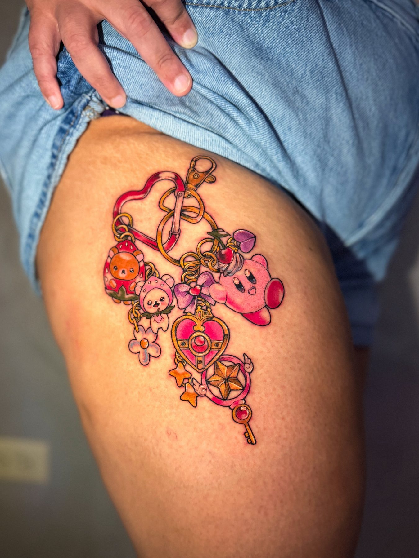 Hxllcat tattoo work at Beach Park Tattoo Kailua