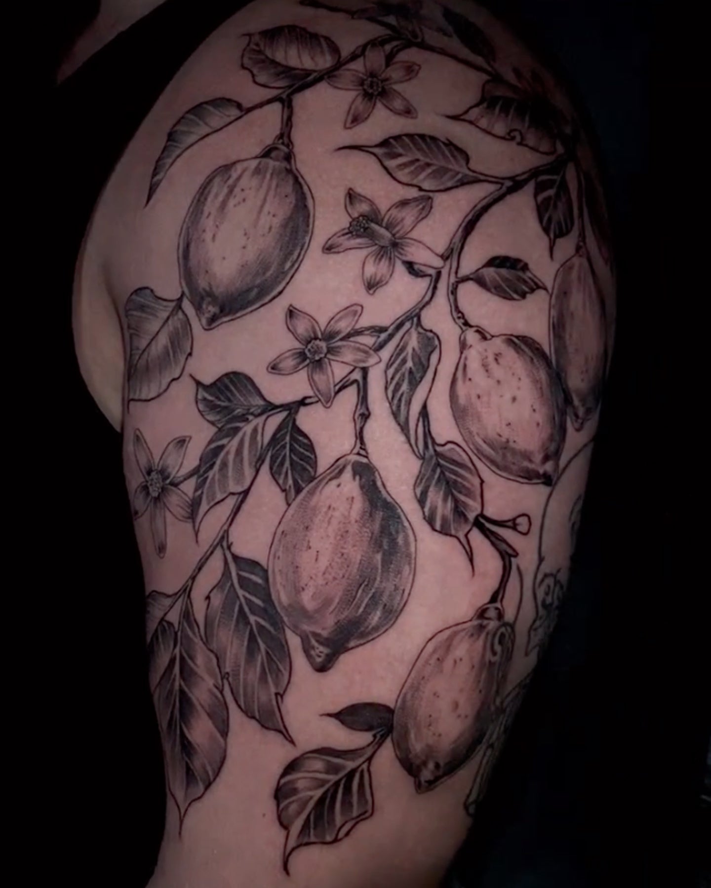 Javi tattoo work at Beach Park Tattoo
