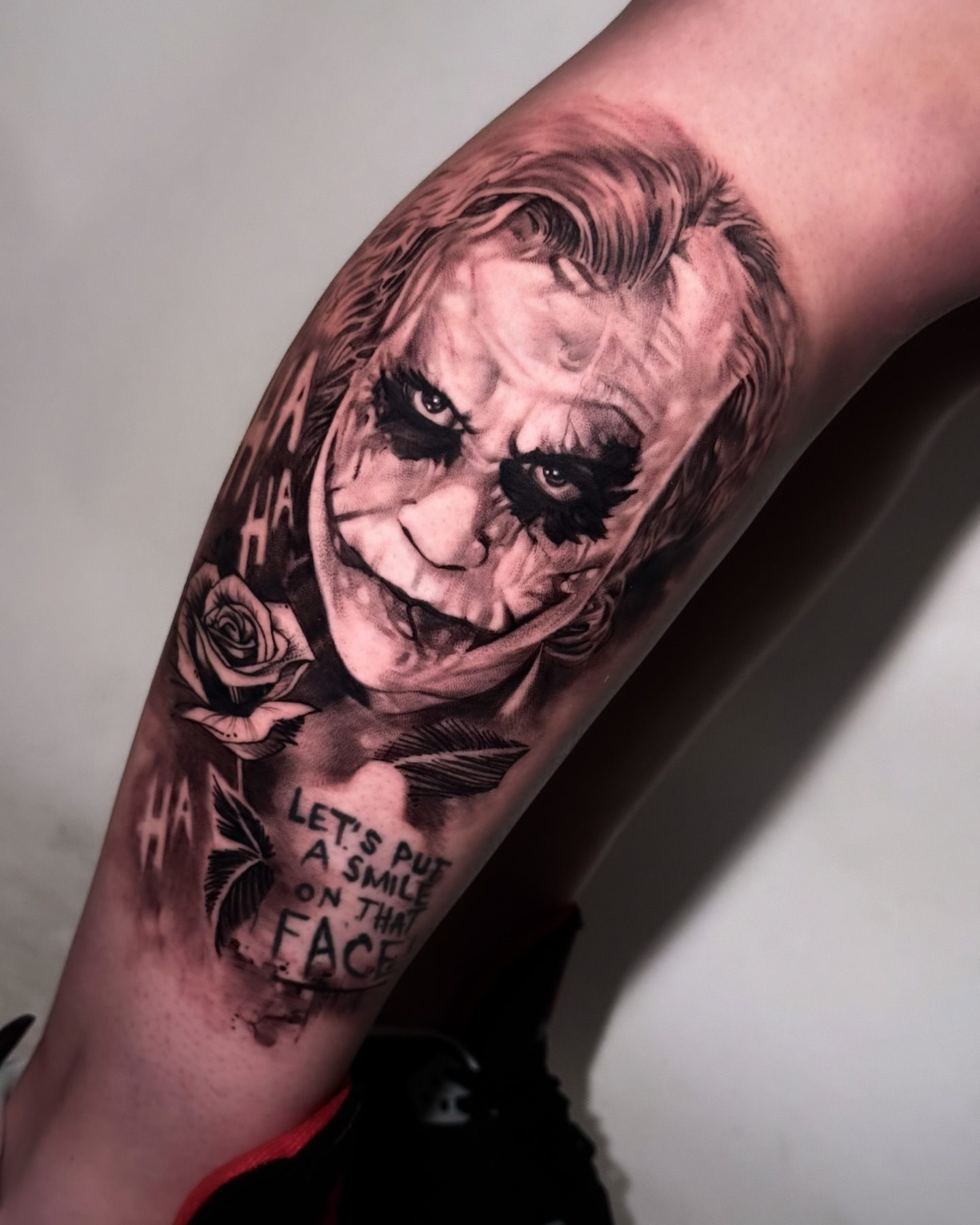 Javi tattoo work at Beach Park Tattoo