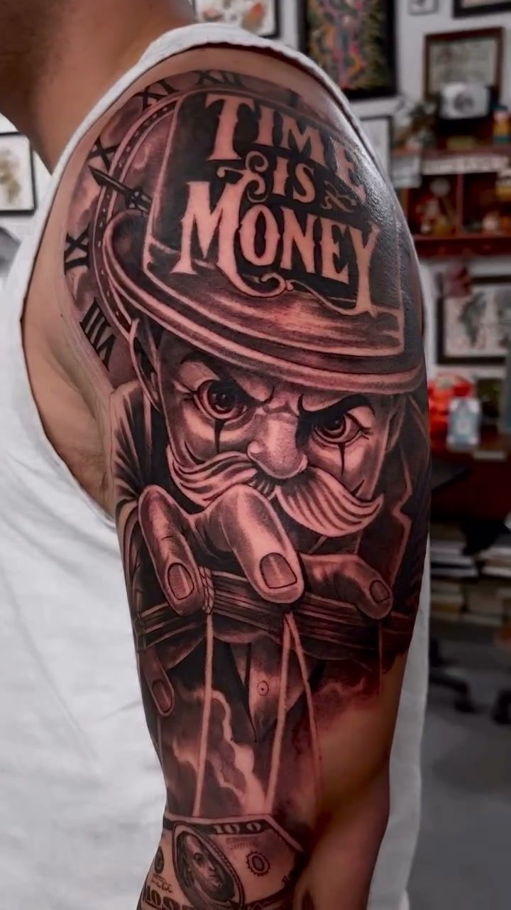 Javi tattoo work at Beach Park Tattoo