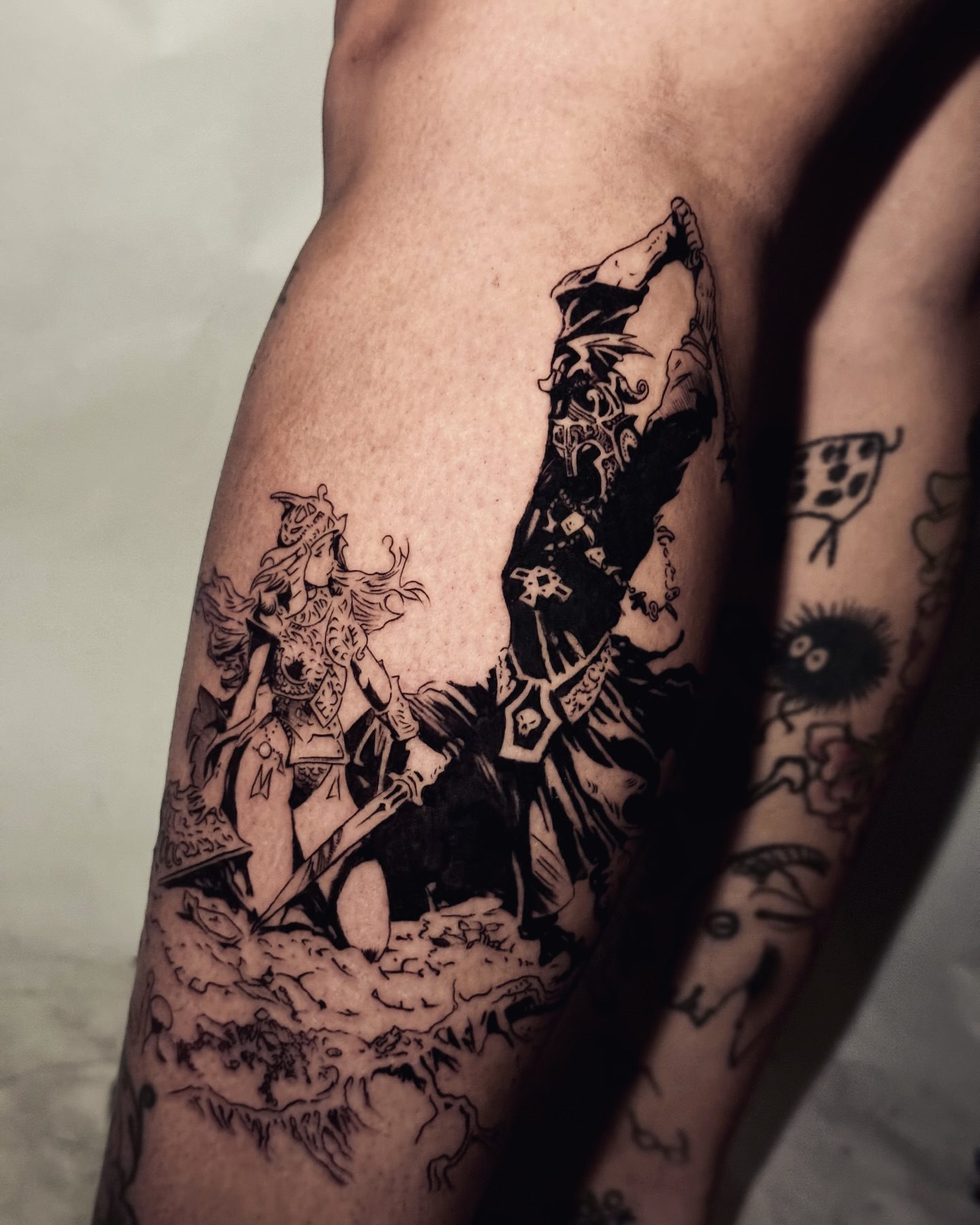 Javi tattoo work at Beach Park Tattoo Kailua