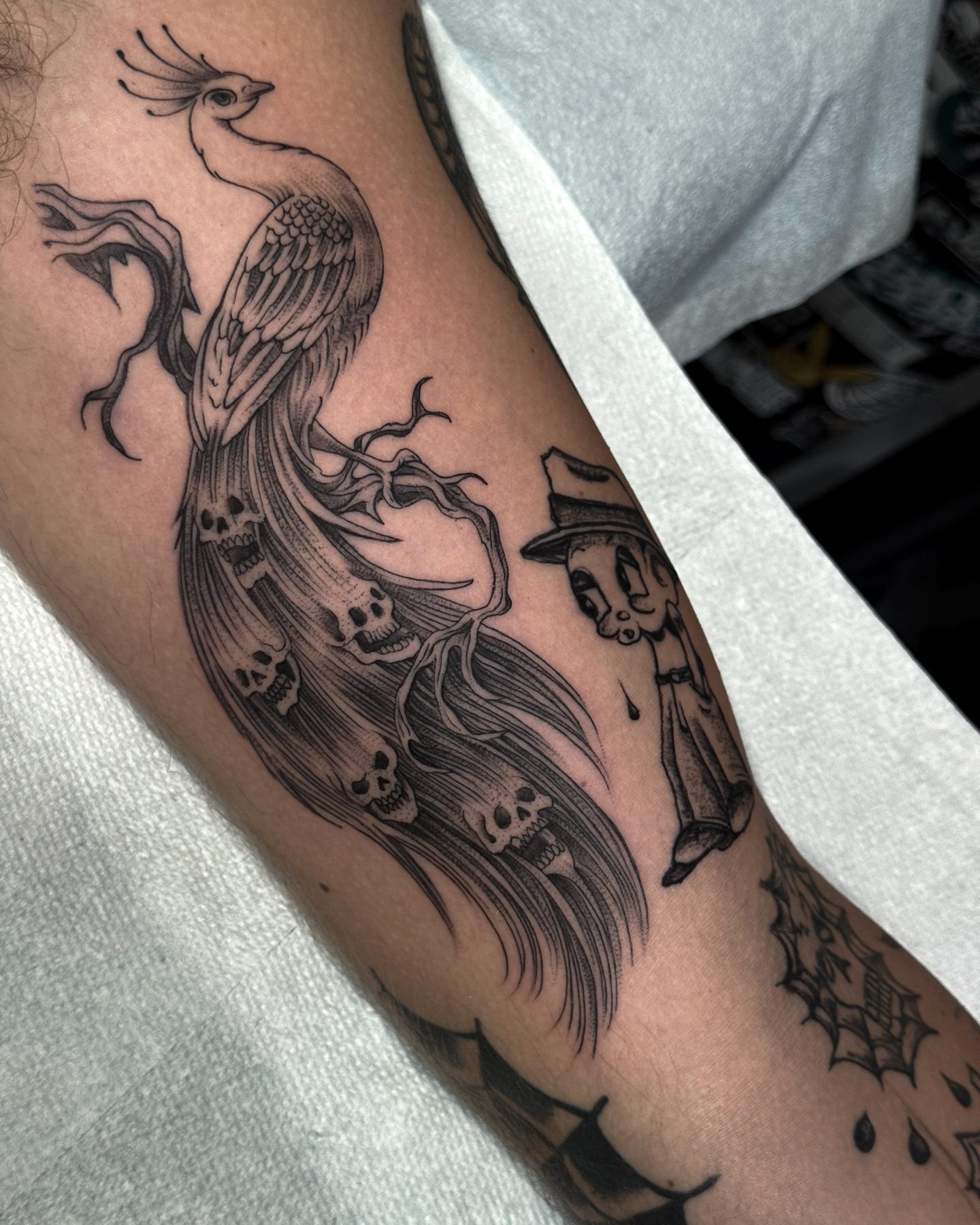 Javi tattoo work at Beach Park Tattoo Kailua