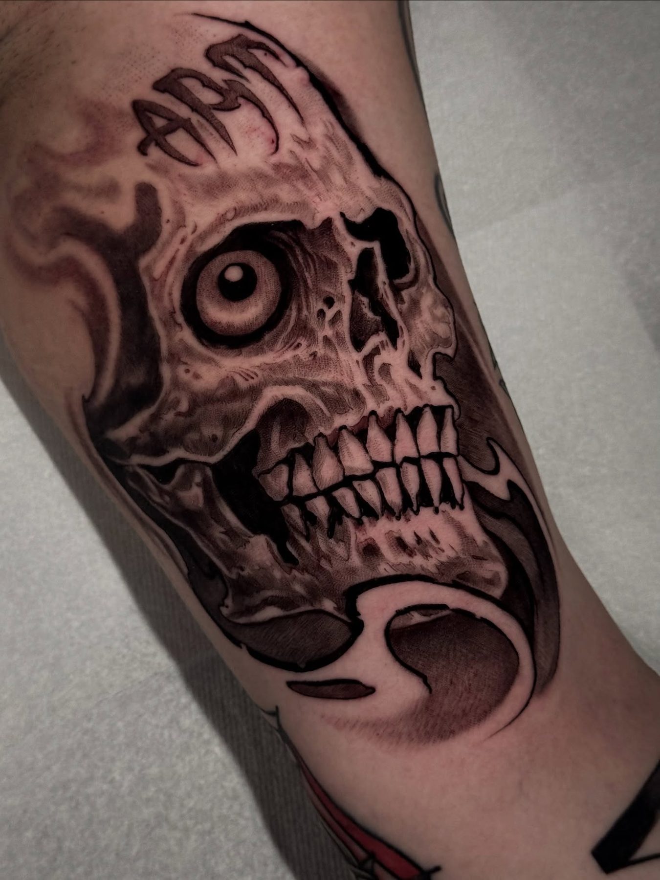 Javi tattoo work at Beach Park Tattoo Kailua