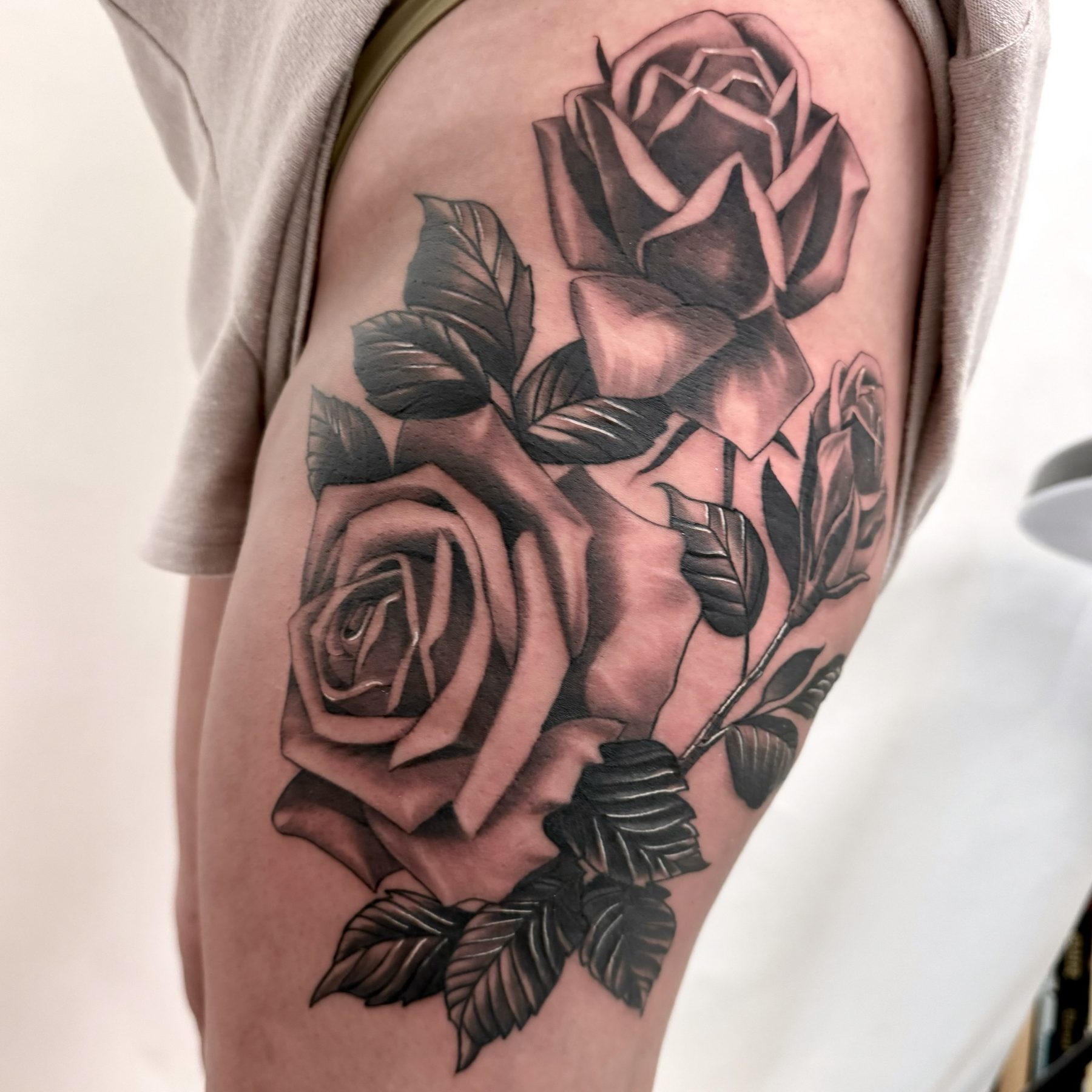Javi tattoo work at Beach Park Tattoo Kailua