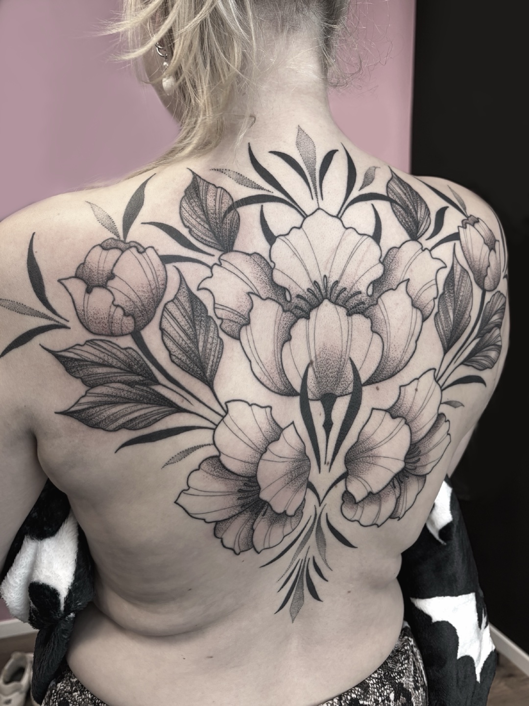 Kate tattoo work at Beach Park Tattoo