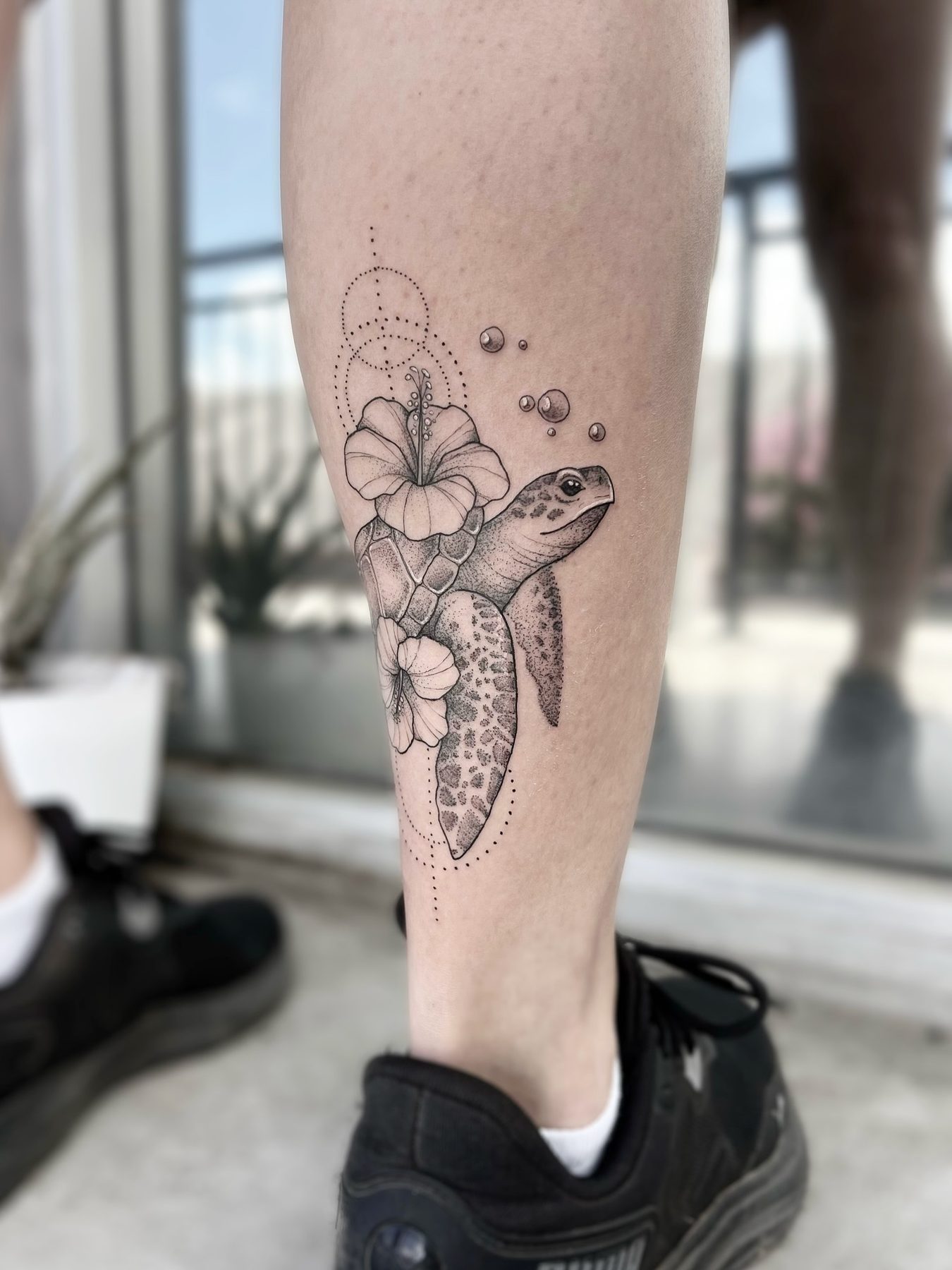 Kate tattoo work at Beach Park Tattoo