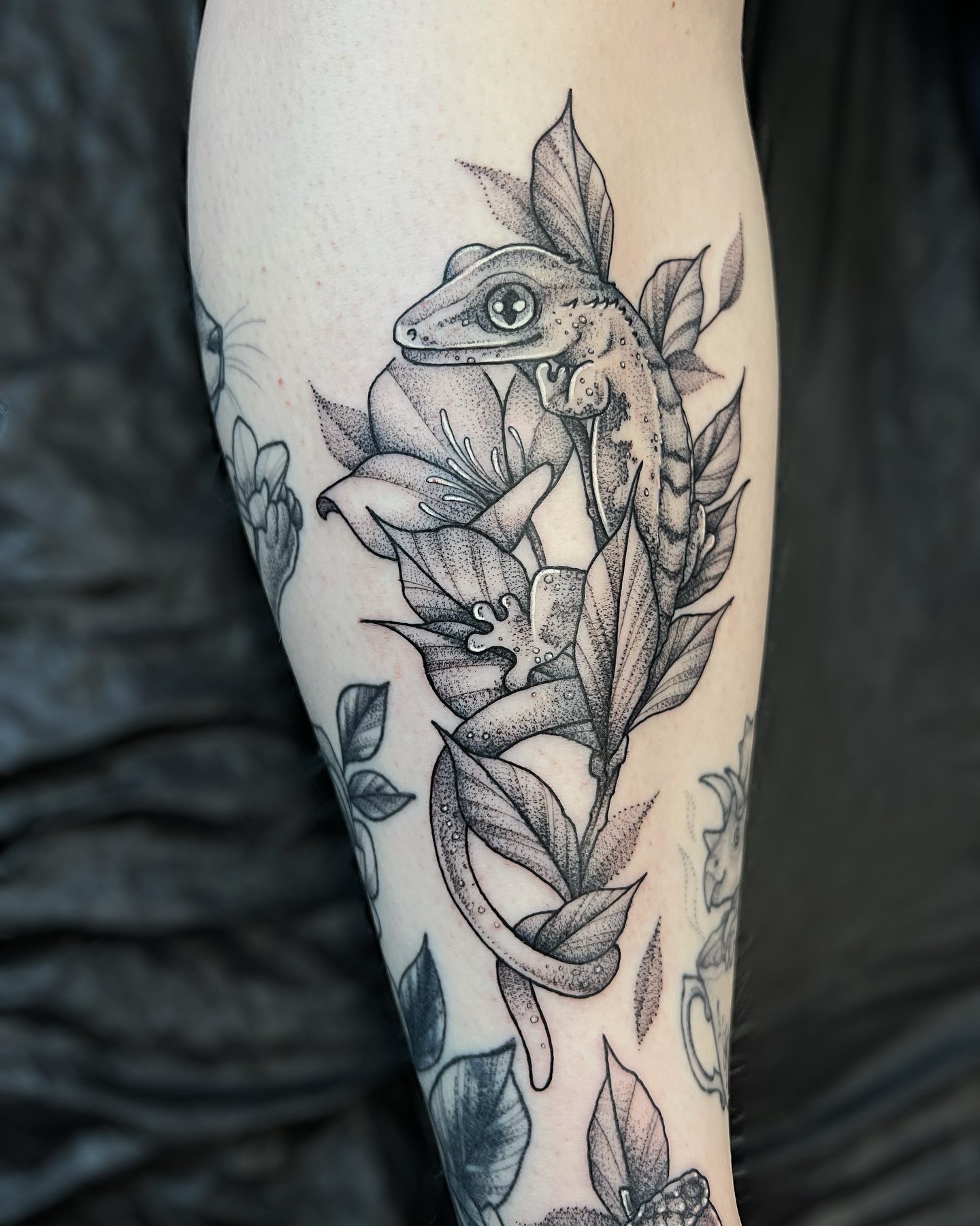 Kate tattoo work at Beach Park Tattoo Kailua