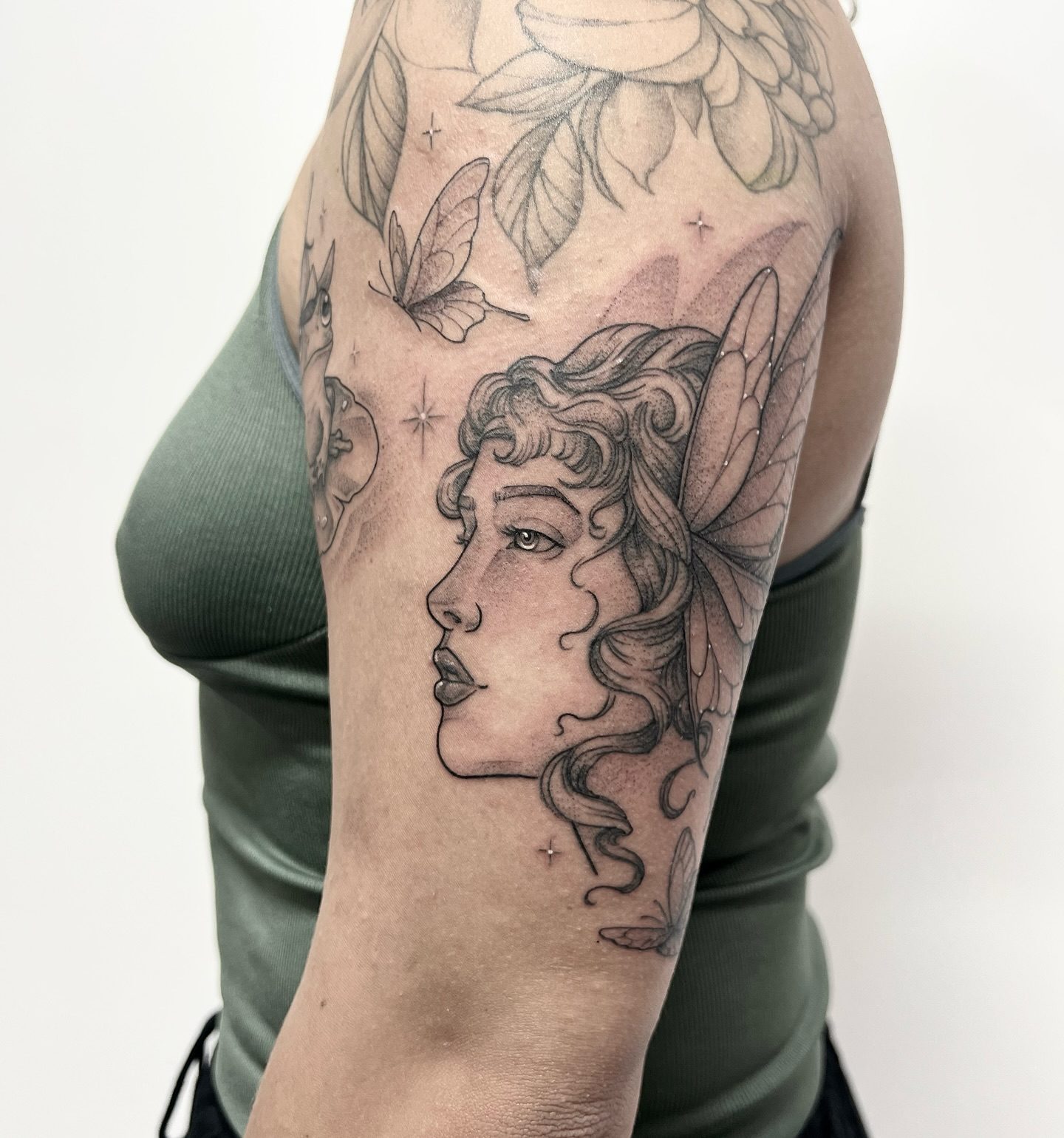 Kate tattoo work at Beach Park Tattoo Kailua