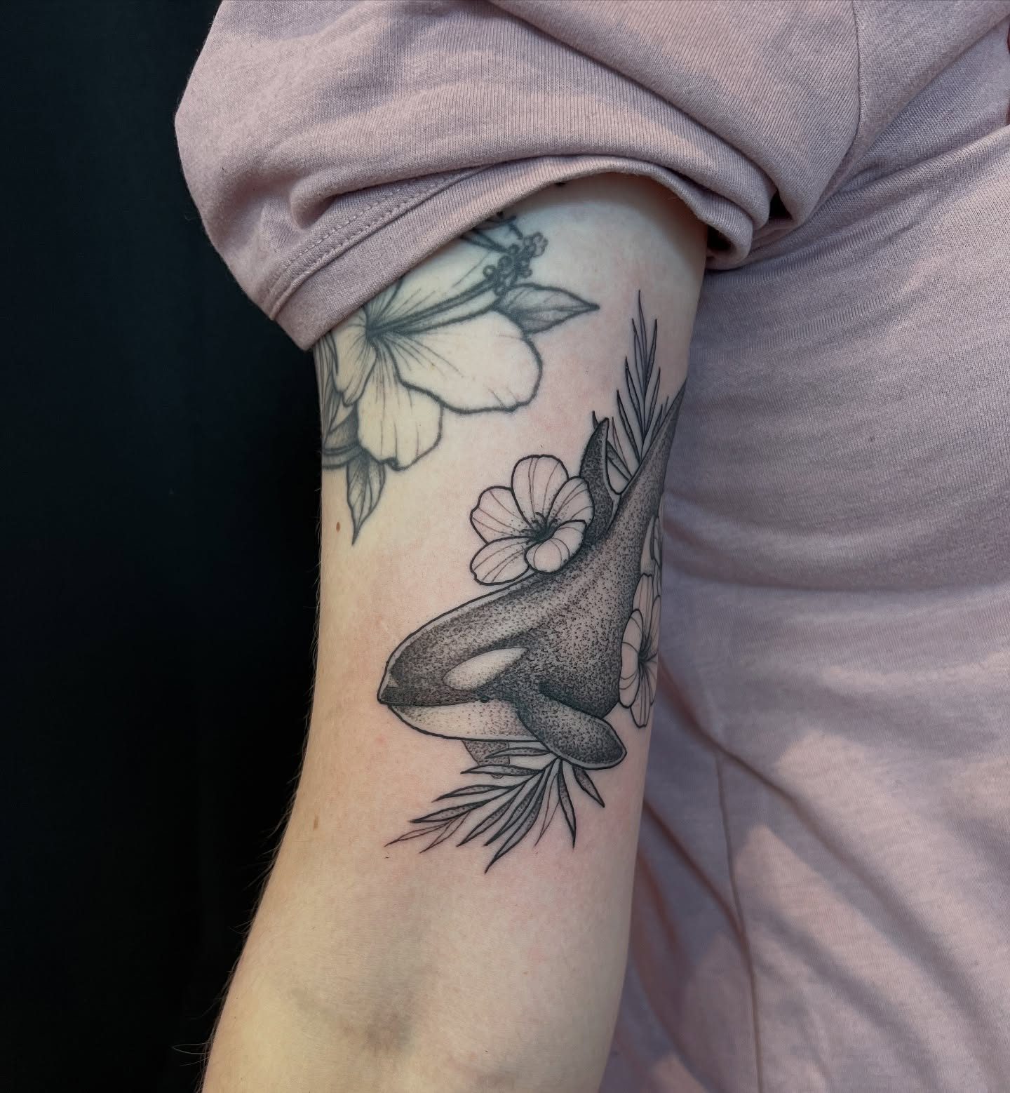 Kate tattoo work at Beach Park Tattoo Kailua