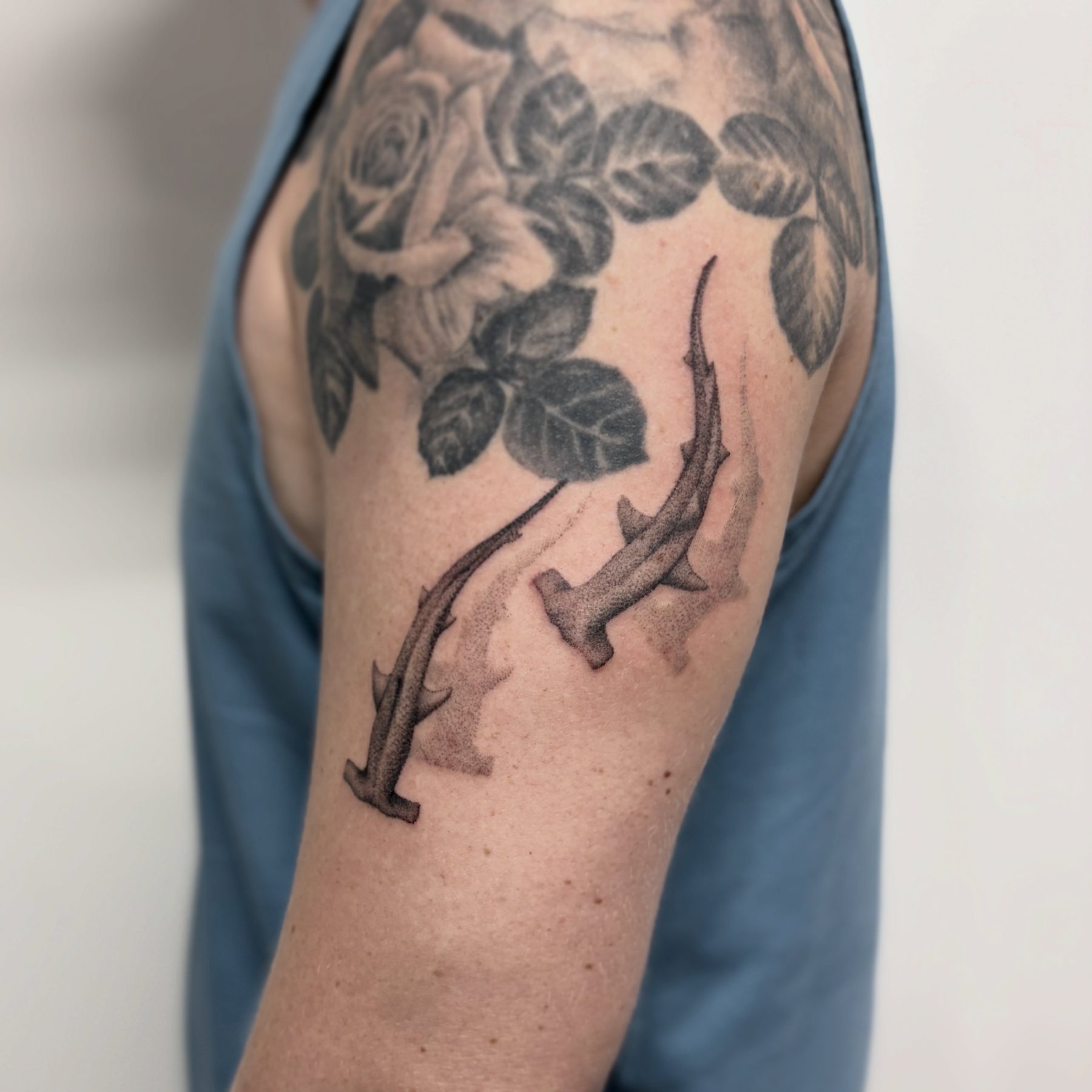 Kate tattoo work at Beach Park Tattoo Kailua
