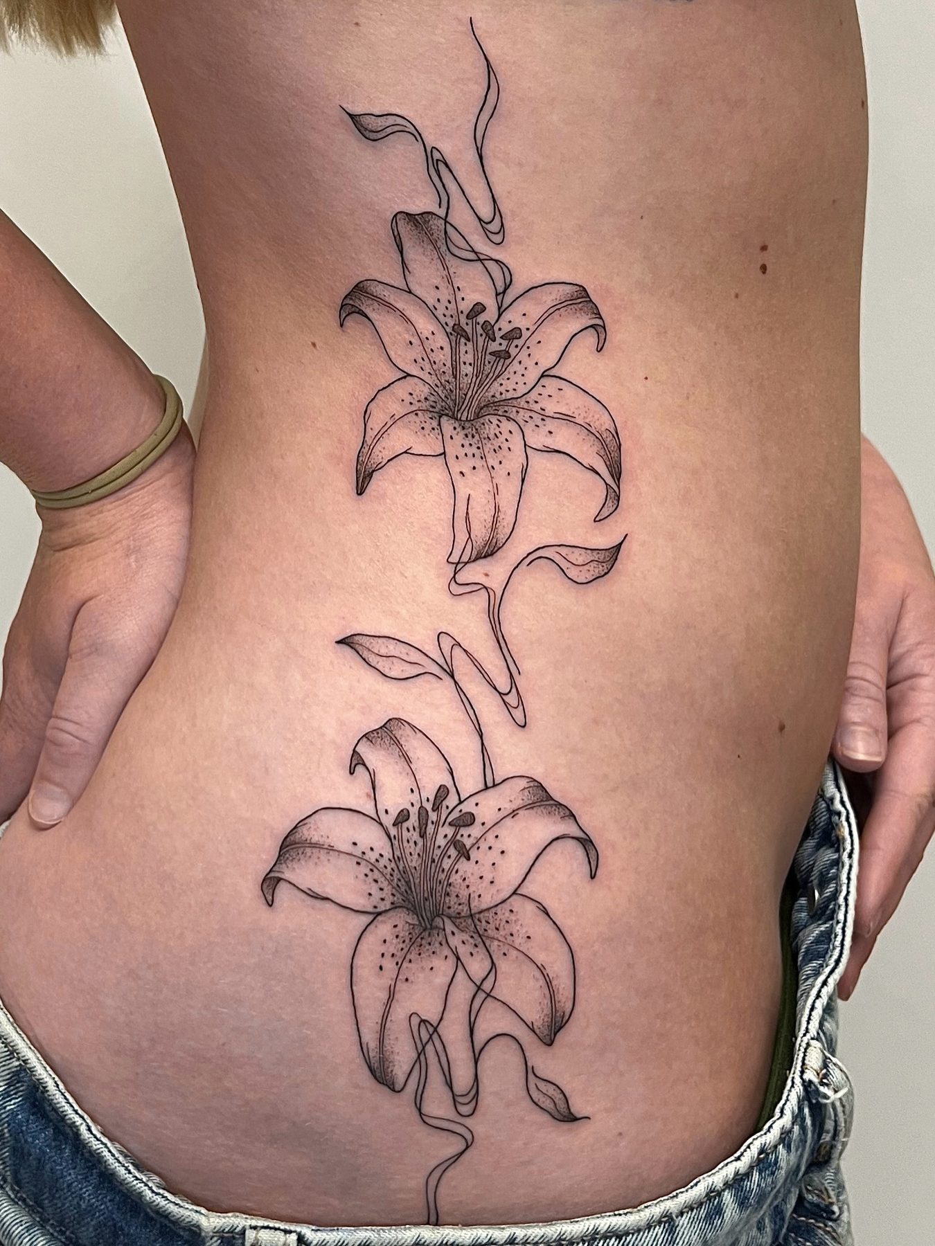 LayerLayer tattoo work at Beach Park Tattoo
