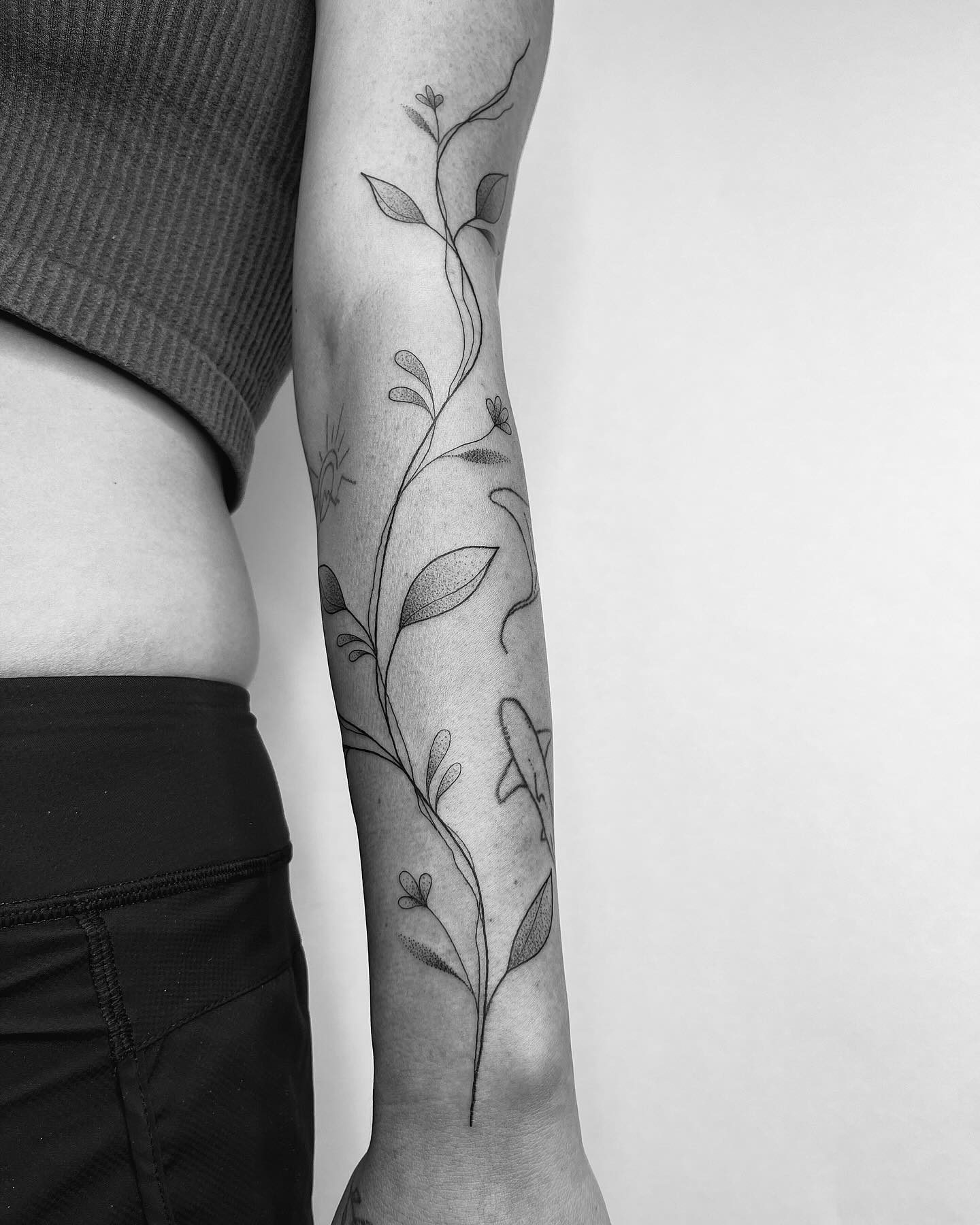 LayerLayer tattoo work at Beach Park Tattoo Kailua