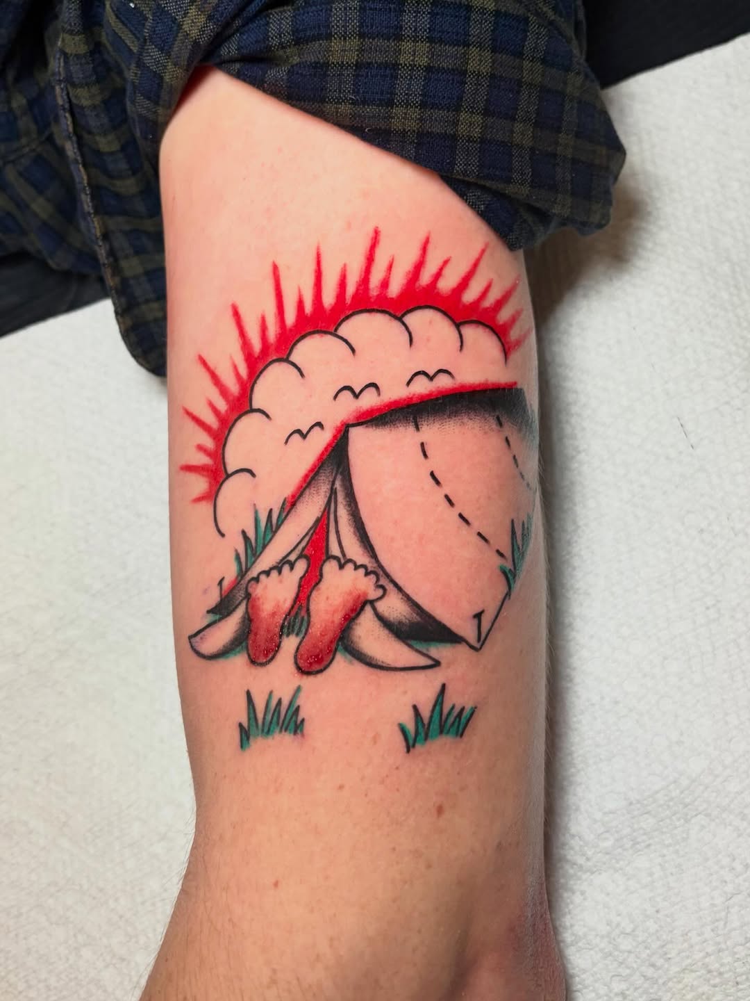 Lucas tattoo work at Beach Park Tattoo